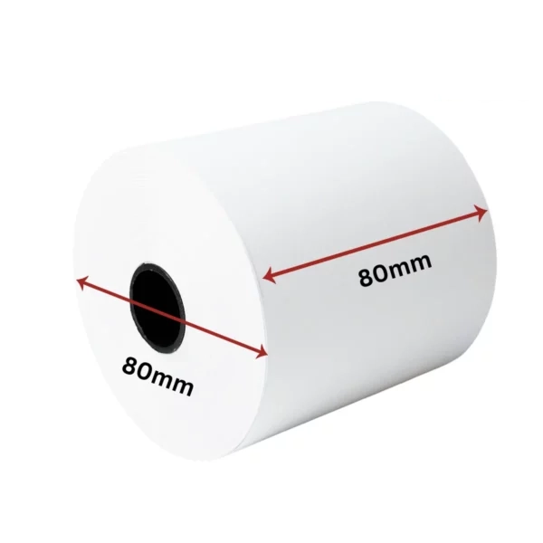 Giấy in hóa đơn 80×80 – K80 phi 80mm – tem Oji giá rẻ